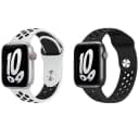 Apple silicone strap black and white * black