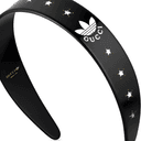 GUCCI Adidas X Gucci Collaboration Collection Resin Headbands Black