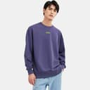 Levis Sweatshirts Purple Crew Neck Moderate Regular