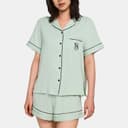 Victoria's Secret Pajama Set Jadeite Green