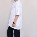 Vans T Shirts White Crew Neck Moderate Straight Fit