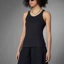 Adidas Originals Sleeveless Sports Shirts Black Racerback