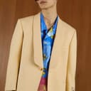 GUCCI Logo Patch SingleBreasted Blazer