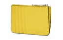 FENDI Calfskin Coin Purse Card Holder, Clutch Yellow
