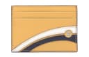 BALLY Stripes Card Holder Card Holder Golden Sand