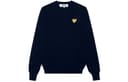 CDG Play Sweater Dark Blue