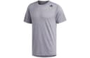 Adidas T Shirts White Purple Crew Neck Moderate Straight Fit