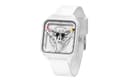 Disney Mickey Series Quartz Movement Silicone Strap Watch White Dial