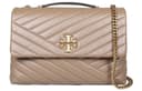 TORY BURCH Kira Crossbody One Shoulder Handbag Taupe