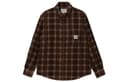 Carhartt WIP Shirts Coffee Polo Collar Moderate Other