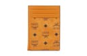 MCM Coated Canvas Card Holder Business Card Holder Card Holder Mini Cognac