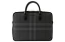 Burberry Calfskin Decoration Handbag, Shoulder Bag, Crossbody Bag, Briefcase Charcoal Black