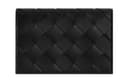 Bottega Veneta Cow Card Holder Black/Red Sand