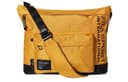 FILA Letter Print Nylon Crossbody Bag, Shoulder Bag Regular Yellow