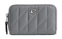 COACH Zip Around Nappa Wallet Regular Gray
