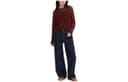 UNIQLO Jeans Navy Blue Moderate Wide Leg