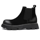 YEDANI Cow Suede Crew Chelsea Black