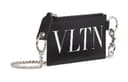 Valentino Cow Wallet, Card Holder Black