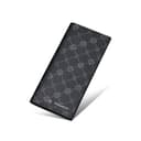 WilliamPOLO PVC Card Holder, Wallet Regular Black