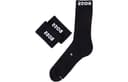 HUGO BOSS Logo Trimmed Regular Length Wristbands Gift Set Sets 1 Pack Black