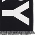 Burberry Logo Jacquard Frayed Edge Scarf