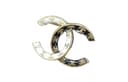 CHANEL Brooches Gold, White, Black