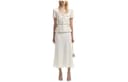 Self portrait Short Sleeved Dress Ivory White