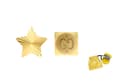 GUCCI Icon 18K Gold Stud Earrings Gold