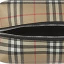 Burberry Cotton Cowhide Polyurethane Storage Bag Archive Beige