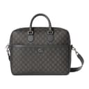 GUCCI Ophidia GG Supreme Canvas Bag Briefcase Medium Dark Gray