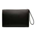 BALLY Recycled With Reconstituted Cow Clutch Black