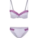 Victoria's Secret Eva Balconette Bra Panty Set In / Thistle Set Purple