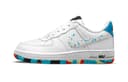 Nike Air Force 1 LV8 3 White Blue Black Children Aged 3 7 Years Old