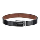 FERRAGAMO Calfskin Black Width 3.5cm