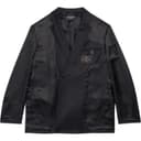 Balenciaga SS22 Solid Color Business Suit Coat Black