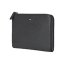 MONTBLANC Zip Closure Clutch Small Dark Gray