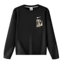 Nike Sweatshirts Black Crew Neck Moderate Regular