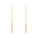 GUCCI Link To Love Series 18K Gold Drop Earrings Gold