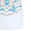 KENZO SS22 Neon Tiger Print Pullover Short Sleeved T Shirt White Blue
