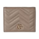 GUCCI GG Marmont Wallet Taupe
