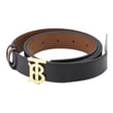 Burberry Logo Plaque Reversible Buckled Belt