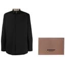 Burberry Logo Embroidered Buttoned Shirt