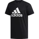 Adidas TShirts Black Crew Neck Moderate Straight Fit