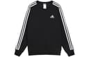 Adidas 3 Stripes Sweatshirt Black