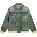 Golden Goose Deluxe Brand Zip Up Denim Jacket