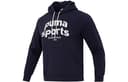 PUMA Sweatshirts Navy Blue Hooded Moderate Regular