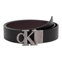 CALVIN KLEIN Cow Black/Dark Brown Width 3.5cm