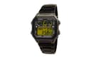 CASIO Custom Collection Quartz Movement Stainless Steel Strap Watch Black Dial