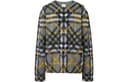 Burberry Men Layered Check Cotton Jacquard Jumper