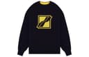 WE11DONE Intarsialogo Crewneck Jumper